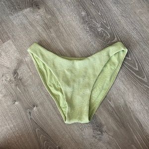 Monday Swimwear - SEYCHELLES BOTTOM - OLIVE CRINKLE (MODEST COVERAGE)